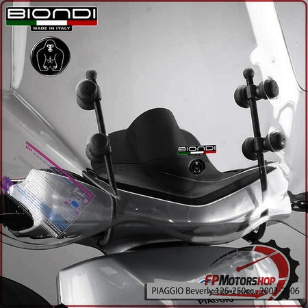KIT ATTACCHI PARABREZZA SCOOTER PER PIAGGIO BEVERLY 125/250 04>05 BIONDI 8500709
