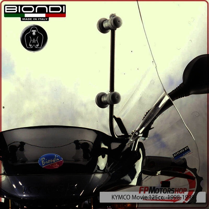 KIT ATTACCHI PARABREZZA SCOOTER PER KYMCO MOVIE 125 BIONDI 8500830 98>99 VIVIO