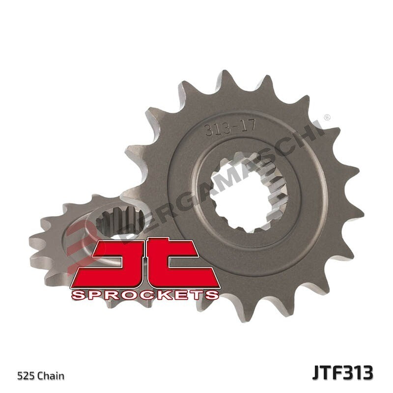 PIGNONE TRASMISSIONE PER MOTO JT 313 Z16 JTF313.16 16 DENTI ACCIAIO PASSO 525
