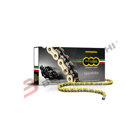 CATENA REGINA 520 TRASMISSIONE PER MOTO ZRP 102 MAGLIE SIGILLATA CON Z-RING