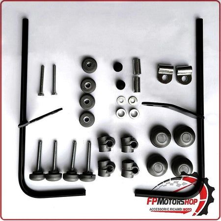 KIT ATTACCHI PARABREZZA SCOOTER PER PEUGEOT VIVACITY BIONDI 8500824 50/100 99>05