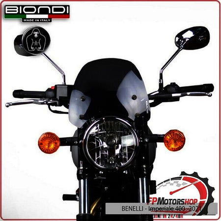 CUPOLINO PARABREZZA PER MOTO GUZZI V7 2008>2020 SMOKE GRIGIO BIONDI