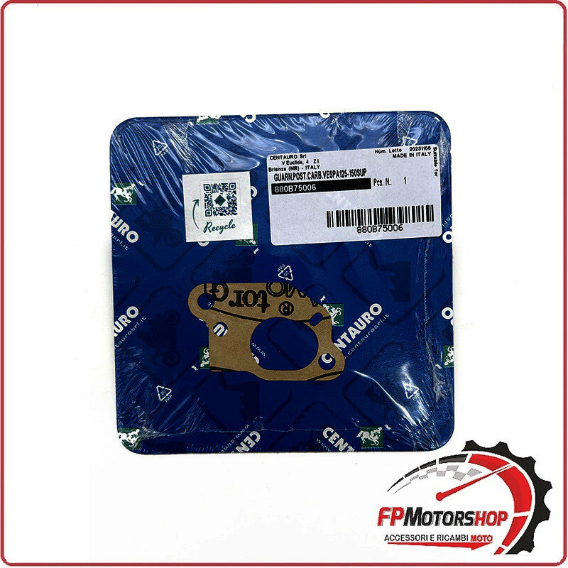 GUARNIZIONE POSTERIORE CARBURATORE PER PIAGGIO VESPA 125-150 CENTAURO 880B75006