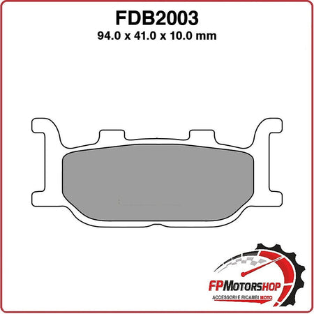 PASTIGLIE FRENO FERODO PER MOTO FDB2003P KTM SX 450/525 05>06 MBK SKYLINER 250