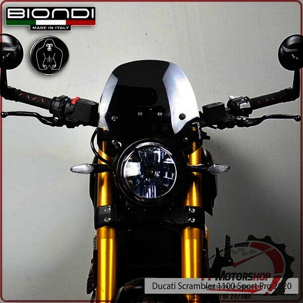CUPOLINO PARABREZZA MOTO PER DUCATI SCRAMBLER 800 2014>2020 1100 2020> BIONDI
