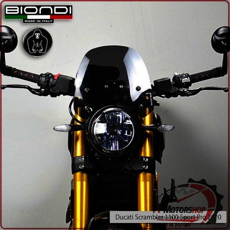CUPOLINO PARABREZZA MOTO PER DUCATI SCRAMBLER 800 2014>2020 1100 2020> BIONDI