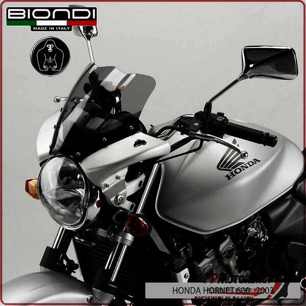 CUPOLINO PARABREZZA MOTO DARK FIANCHI ALLUMINIO GREZZO BIONDI PER DUCATI MONSTER