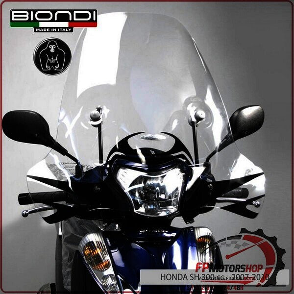 PARABREZZA PER SCOOTER CLUB HONDA SH 300 BIONDI 8061173 2007>2010 SYM SYMPHONY
