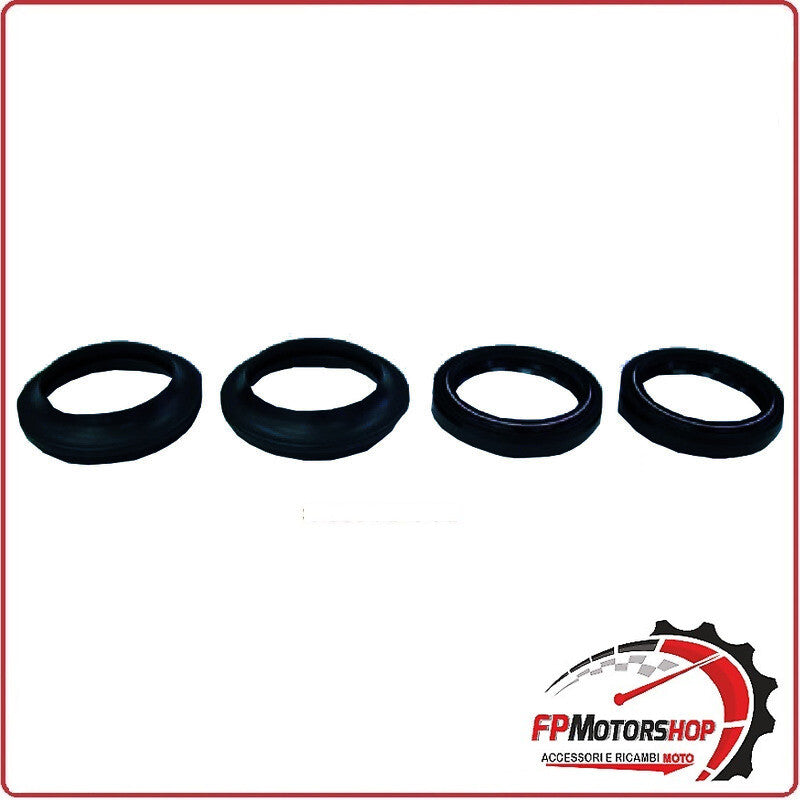 KIT PARAOLI E PARAPOLVERE 4PZ PER MOTO SUZUKI GSX-F 750 89-96 TOURMAX COPPIA