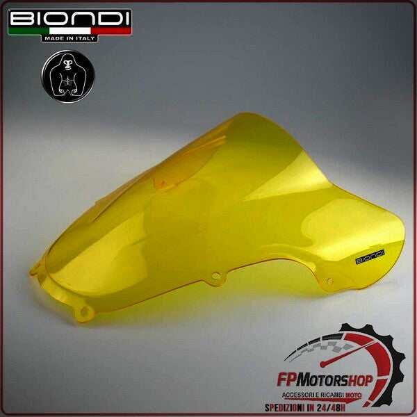 CUPOLINO PARABREZZA MOTO PER SUZUKI GSX-R 600 750 2000>2003 GIALLO BIONDI