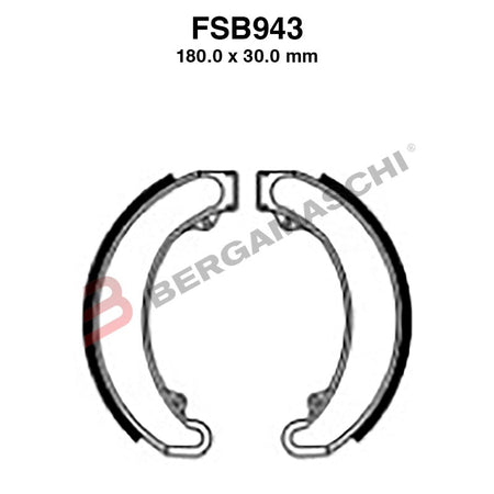 GANASCE FRENO PER MOTO FSB943 HONDA CB G 360 75>75 250 73>75