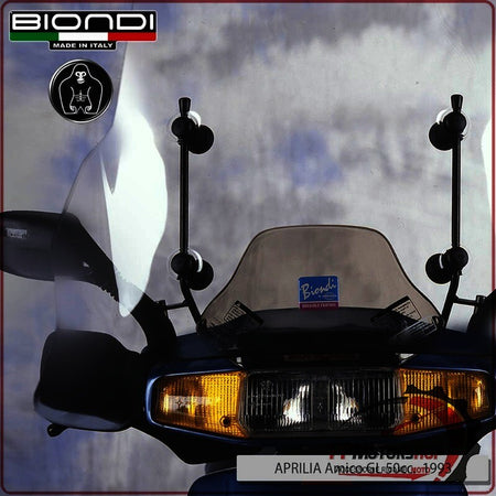 KIT ATTACCHI PARABREZZA SCOOTER PER APRILIA Amico Aprilia SR 1992-1996 BIONDI