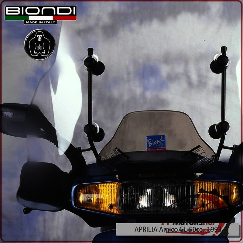 KIT ATTACCHI PARABREZZA SCOOTER PER APRILIA Amico Aprilia SR 1992-1996 BIONDI