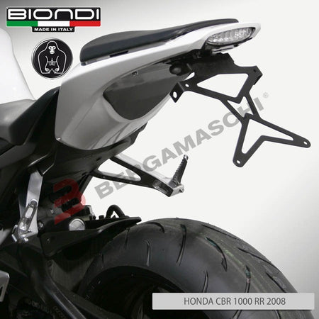 PORTATARGA PER MOTO HONDA CBR 1000RR 08-09 CON LUCE STOP BIONDI 8901014