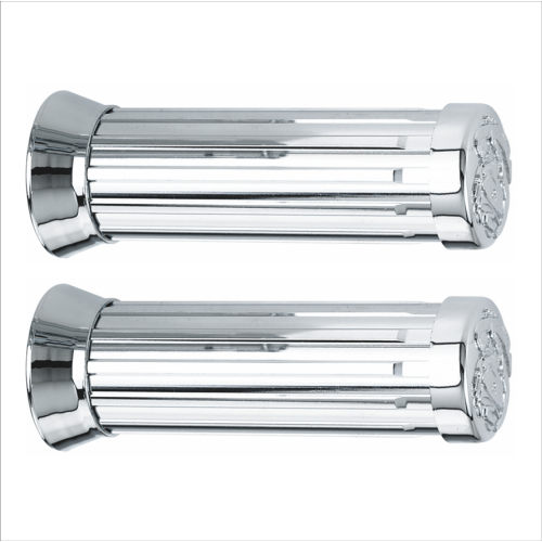 Cp manopole "GRIP CHROME" mm.135x22x24