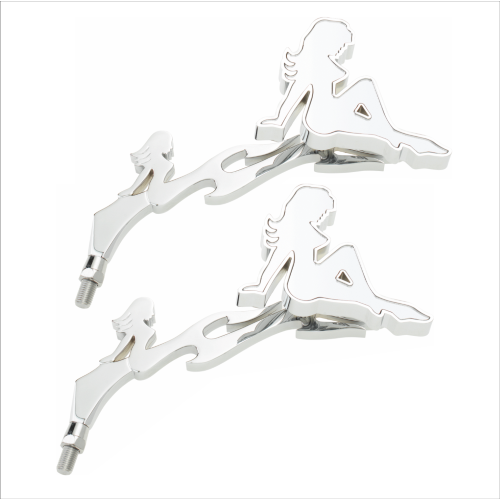 Cp specchi cromati "GIRL FLAME" fil.mm10