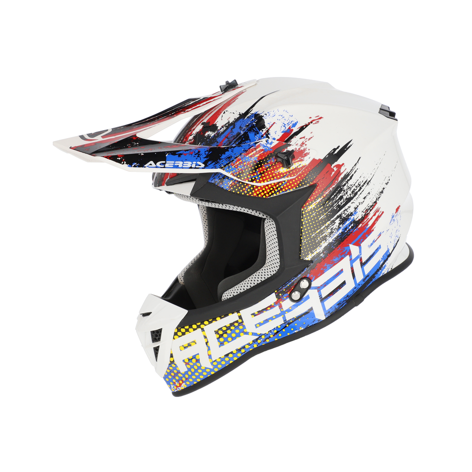 ACERBIS CASCO LINEAR 2206 GRAPHIC TAGLIA XL DA MOTO CROSS UNIVERSALE