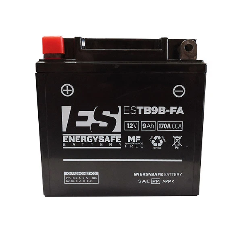 BATTERIA ENERGYSAFE ESTB9B FA 12V-9AH (SIGILLATA ATTIVATA - FACTORY SEALED)