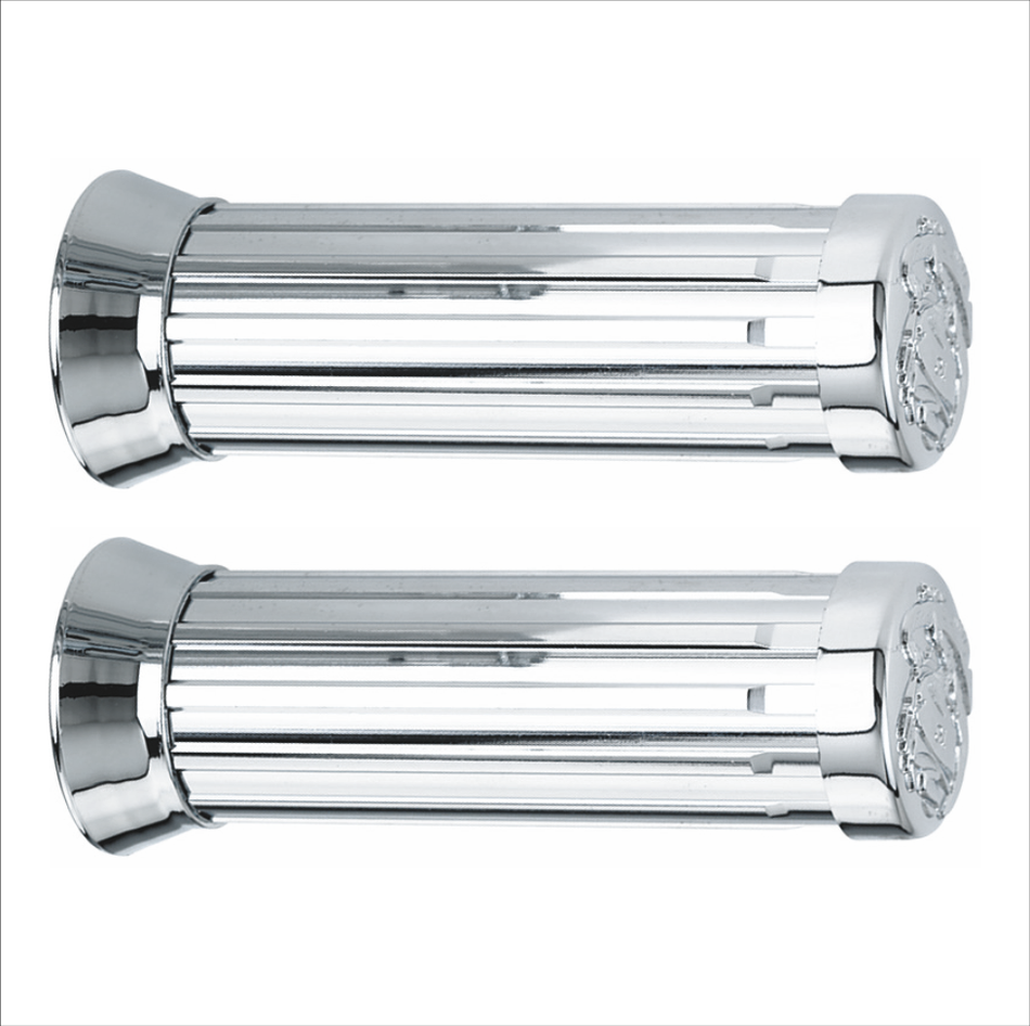 Cp manopole "GRIP CHROME" mm.135x22x24