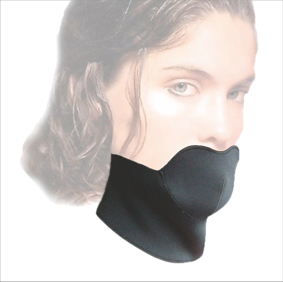 [AM.1441] Gola protect nero con mentoniera