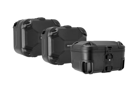[ADV.11.608.65000/B] Set Adventure DUSC con bauletto L Nero. Triumph Tiger 900 GT / Rally Pro (23-).