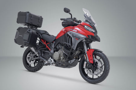 [ADV.22.822.66001/B] Set Adventure DUSC con bauletto XL Nero. Ducati Multistrada V4 (20-).