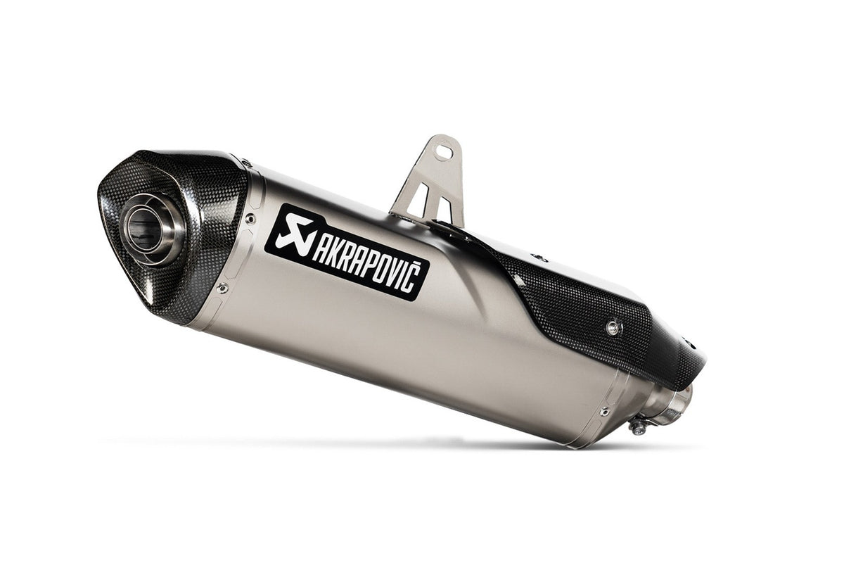 [AKR.00.004.10000/S] Scarico Akrapovic Slip On Argento. Triumph Tiger 900 Modelle (19-23).