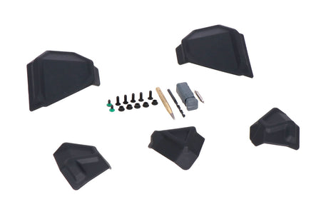 [ALK.00.732.10800] Set di angolari di ricambio TRAX ADV Per valigie laterali TRAX ADV + bauletto.