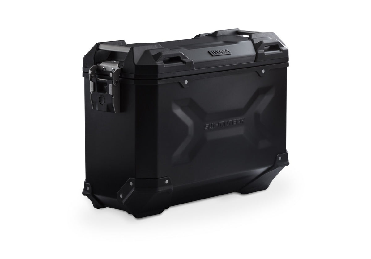 [ALK.00.733.11000L/B] TRAX ADV M Valigia laterale. Alluminio. 37 l. Sinistra. Nero.