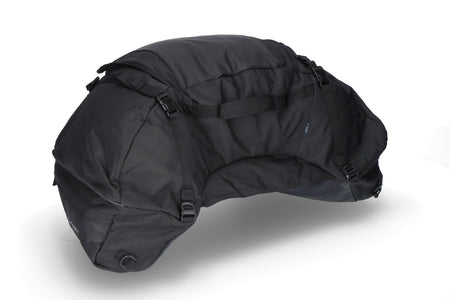 [BC.HTA.00.203.10000] Borsa posteriore ION L 50 l. Nero. Poliestere 600D / vinile morbido.