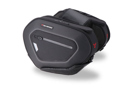 [BC.HTA.01.740.35001] Set borse laterali PRO BLAZE Nero. CB500F/CB650F/CBR500R/CBR600RR/CBR650F.