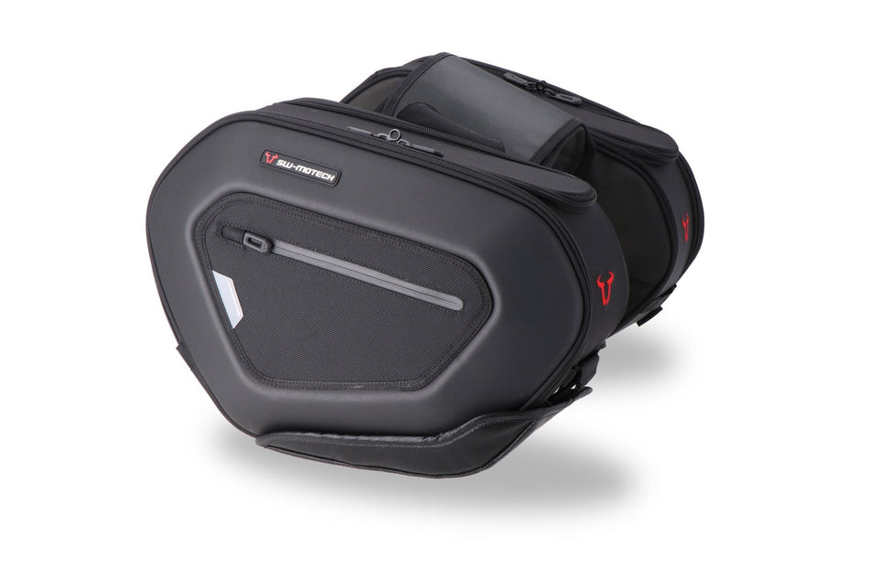 [BC.HTA.01.740.35001] Set borse laterali PRO BLAZE Nero. CB500F/CB650F/CBR500R/CBR600RR/CBR650F.
