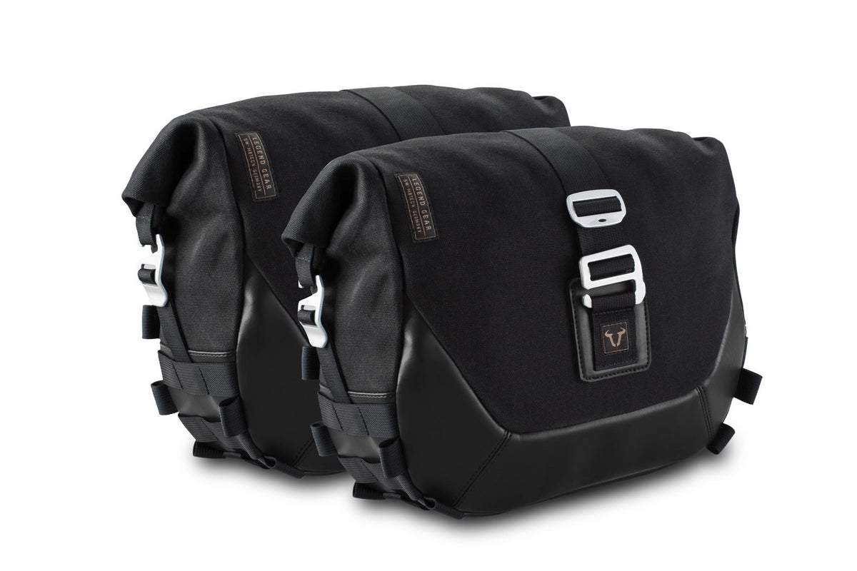 [BC.HTA.11.795.20100] Legend Gear sist. borse laterali LC Black Edition Triumph Thruxton 1200/R (16-19), TFC (18-).