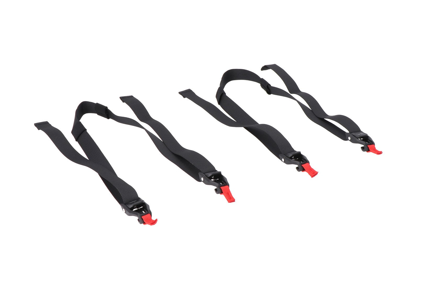 [BC.ZUB.00.129.30000] Set di cinghie 2 x. Per borsa posteriore PRO. Ganci su 2 lati