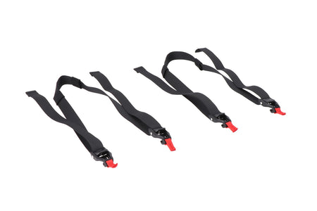 [BC.ZUB.00.129.30000] Set di cinghie 2 x. Per borsa posteriore PRO. Ganci su 2 lati