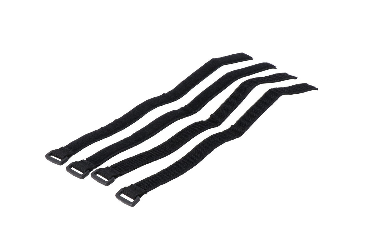 [BC.ZUB.00.139.30000] Set di cinghie in velcro 4 pezzi. Con occhiello in plastica. PRO Rackpack