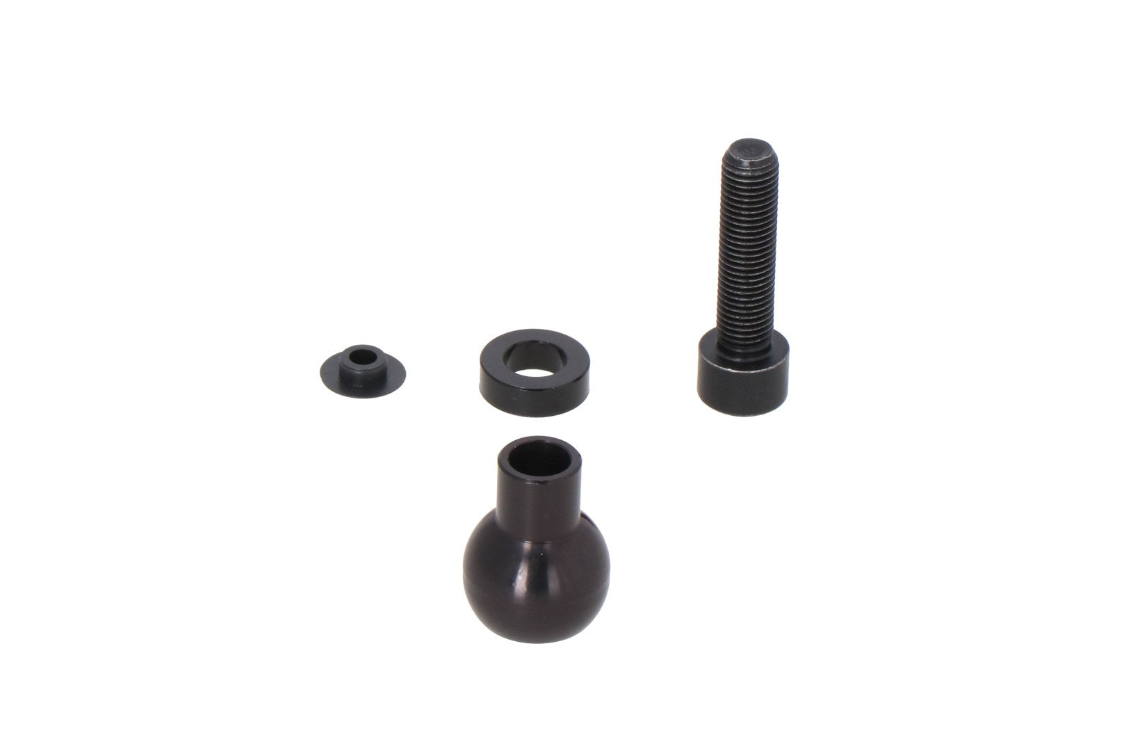 [CPA.00.424.11500/B] Sfera da 1' per filettatura specchietto M10 Per filet. M10 x 1,25 mm. Per braccio RAM. Nero.