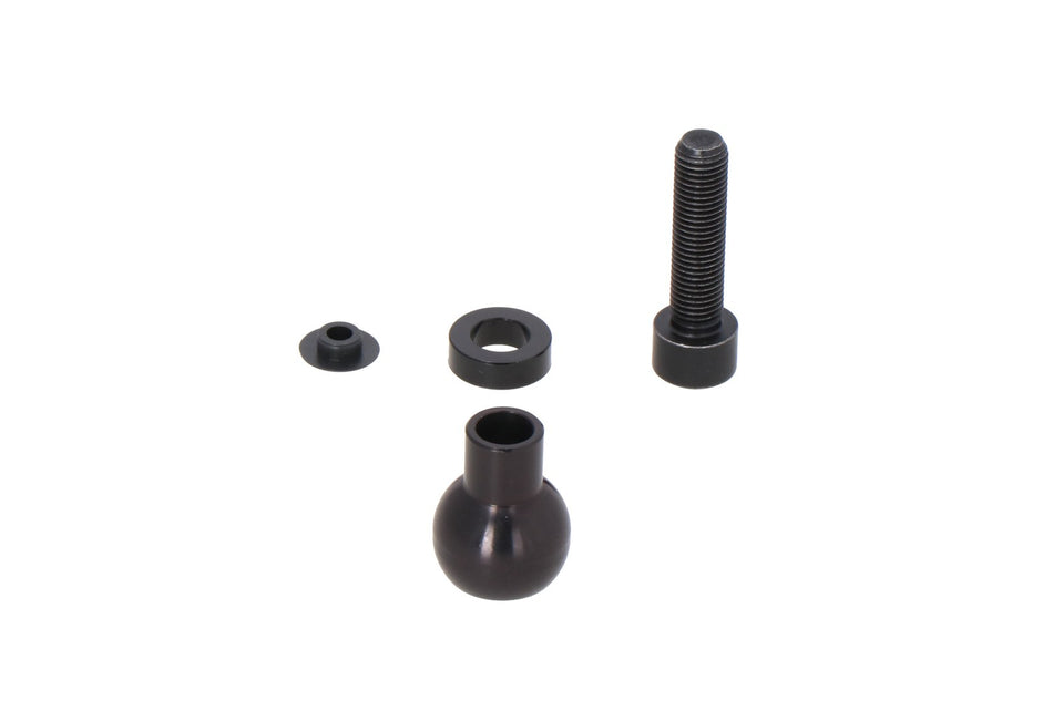 [CPA.00.424.11500/B] Sfera da 1' per filettatura specchietto M10 Per filet. M10 x 1,25 mm. Per braccio RAM. Nero.