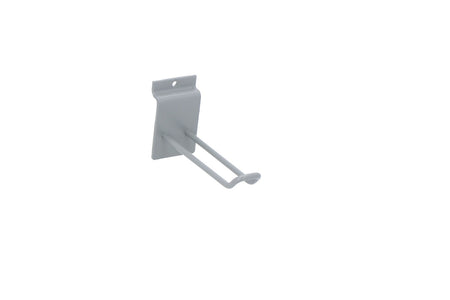 [DGS.00.910.80600] Gancio doppio per espositore vendita 100 mm L=100 mm. Rivestimento a polvere RAL7005 opaco.