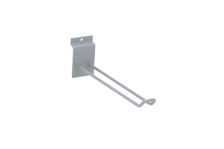 [DGS.00.910.80800] Gancio doppio per espositore vendita 200 mm L=200 mm. Rivestimento a polvere RAL 7005 opaco.