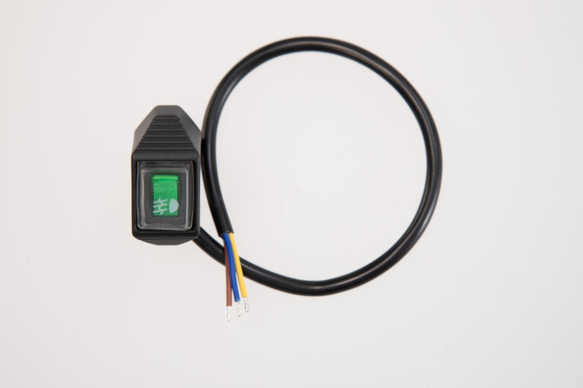 [EMA.00.107.12900] Interruttore fendinebbia EVO per cruscotto Per faretti fog light. Verde brillante.