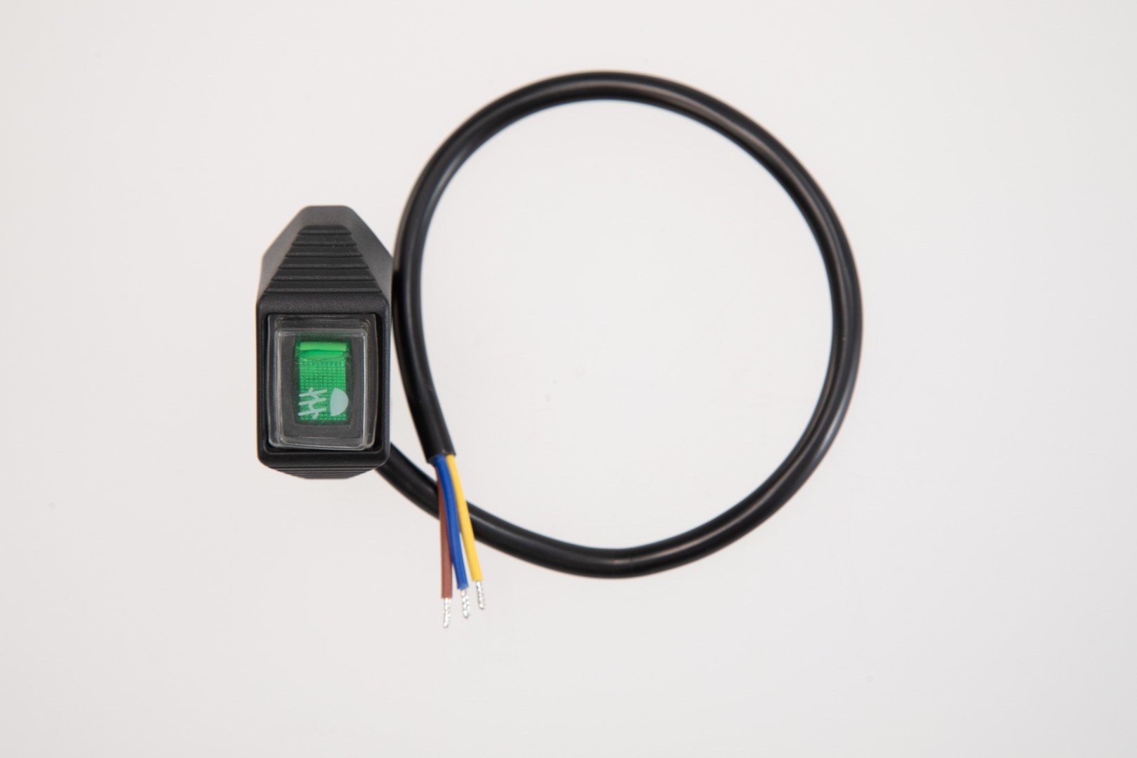 [EMA.00.107.12900] Interruttore fendinebbia EVO per cruscotto Per faretti fog light. Verde brillante.