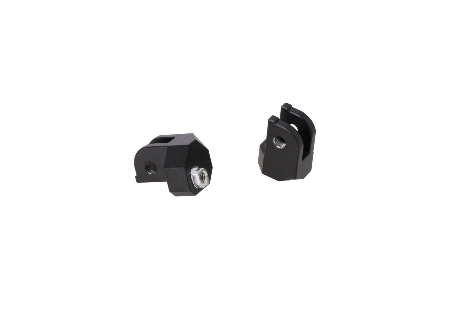 [FRS.01.011.80101/B] Materiale di montaggio per pedane regolabili ION Nero. Honda XL650V / XL700V, Moto Mori. X-Cape.