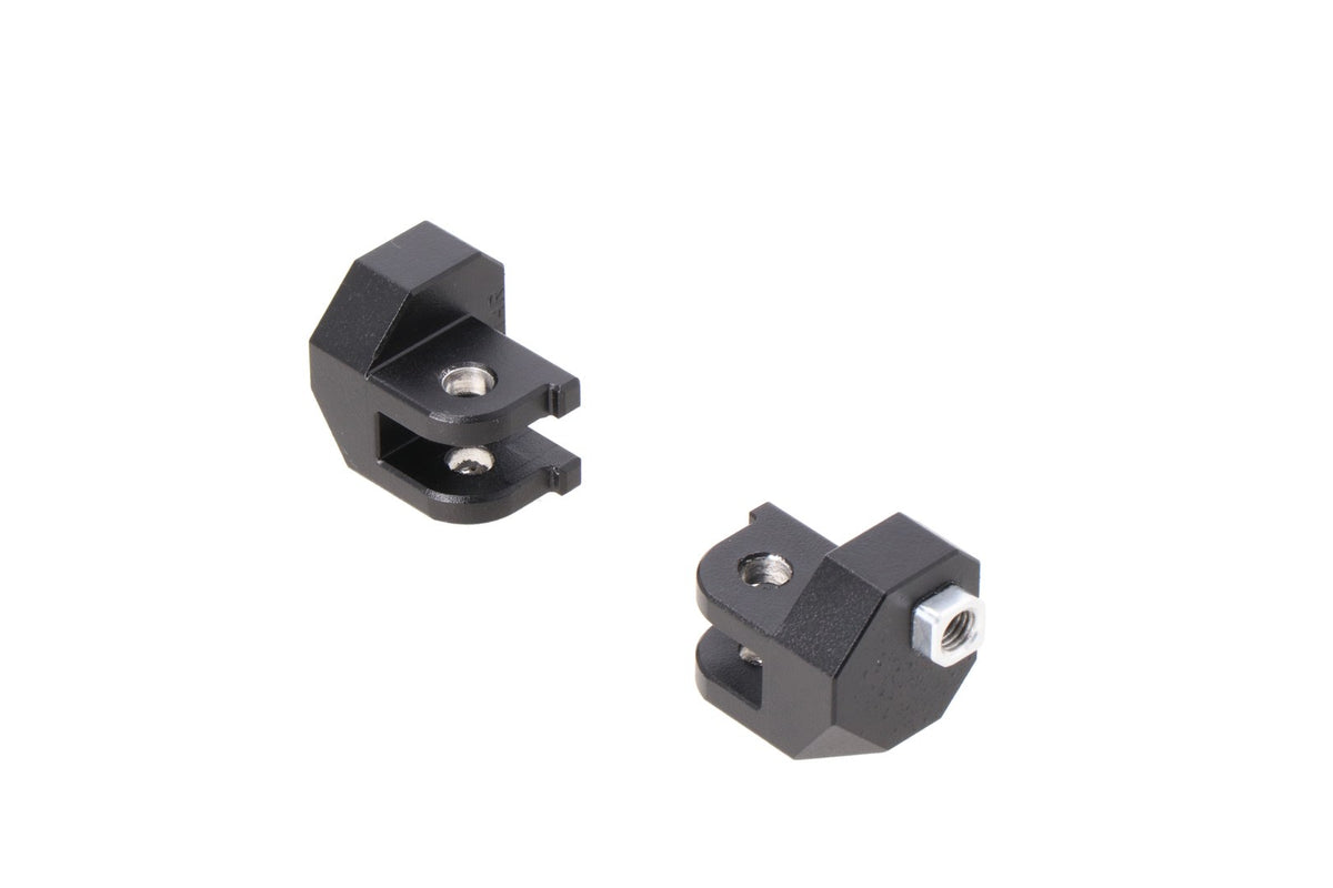 [FRS.01.011.80401/B] Materiale di montaggio per pedane regolabili ION Schwarz. Modelli Honda / BMW / Triumph / Voge