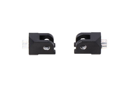 [FRS.01.112.80401/B] Materiale di montaggio per pedane regolabili EVO Nero. Modelli Honda / BMW / Triumph / Voge.