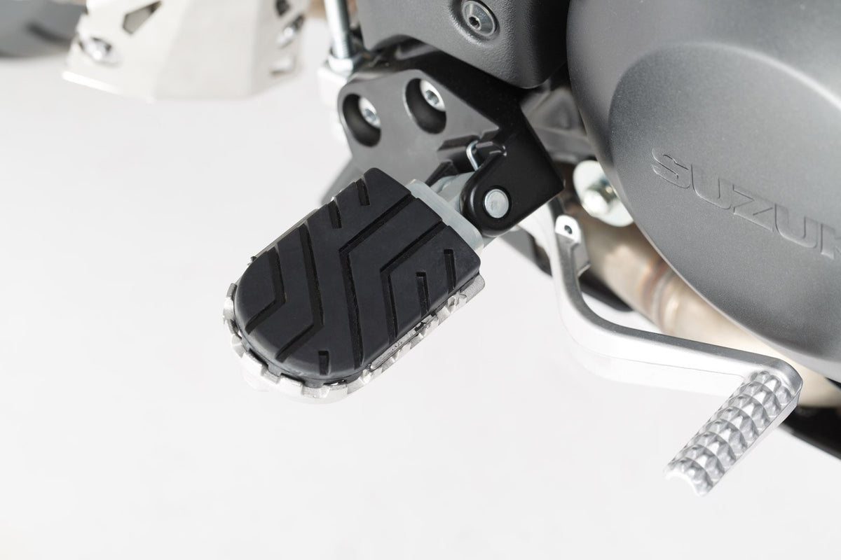 [FRS.05.011.10002/S] Kit pedane regolabili ION Argento. Modelli Aprilia, BMW, Suzuki.