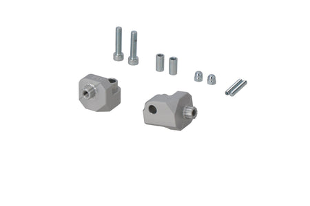 [FRS.06.112.80201/S] Materiale di montaggio per pedane regolabili EVO Argento. Modelli Yamaha TÃnÃrÃ 700 (19-).