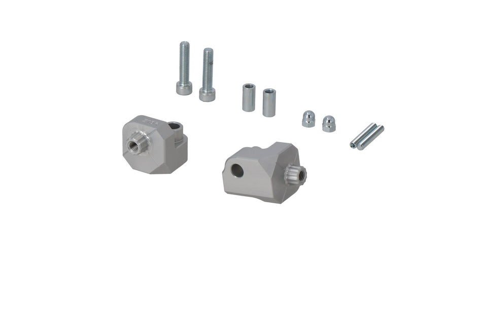 [FRS.06.112.80201/S] Materiale di montaggio per pedane regolabili EVO Argento. Modelli Yamaha TÃnÃrÃ 700 (19-).
