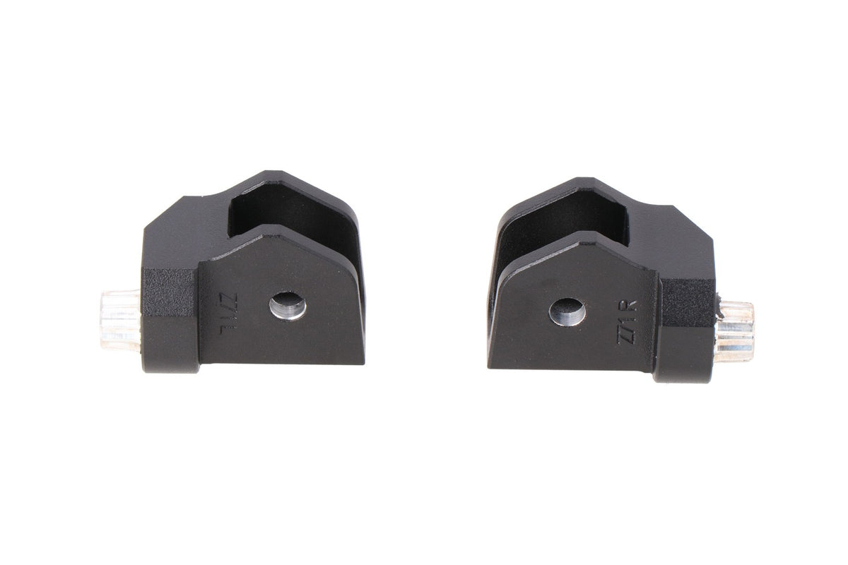 [FRS.07.112.80501/B] Materiale di montaggio per pedane regolabili EVO Nero. BMW R1100GS R1150GS/Adv. R1200GS (93-12).