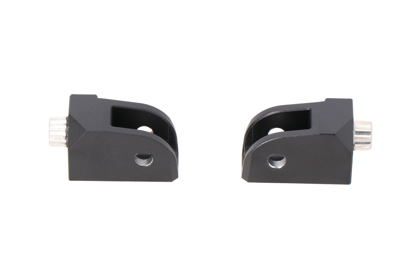 [FRS.11.112.80103/B] Materiale di montaggio per pedane regolabili EVO Nero. Triumph Tiger 800/ 900/ 1200, Scram 1200.